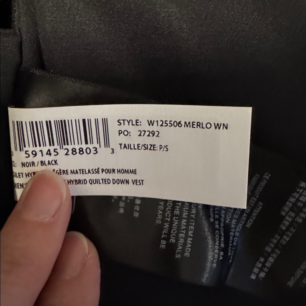 RUDSAK Midnight Black Quilted Vest - Picture 8 of 8